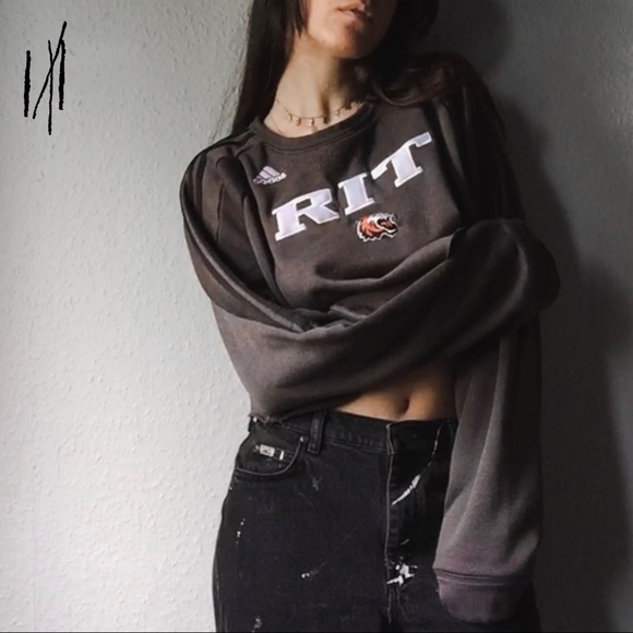 Adidas RIT Sweater Crop Top - Picture 2 of 5